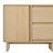 Minimalist 63" 2-Door Sideboard with Beveled Drawers-91906241