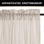 Joe Semi-Sheer Rod Pocket Polyester Curtain Panel Pair-187810561-187810587
