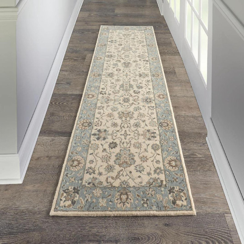 Crownover Wool Oriental Indoor Rug, Runner 2'6" x 8'