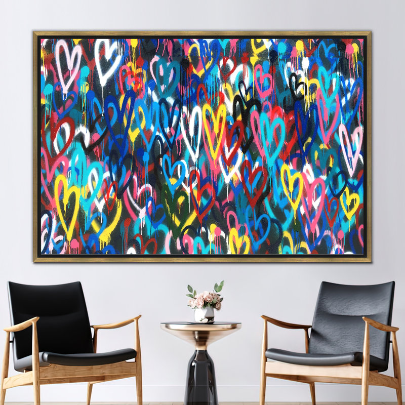 Print on Canvas, Framed Print without Mat, Gold, 60 cm H x 90 cm W