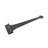 Black Strap Door Hinges Heart Style Wrought Iron with Screws