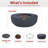Eclipse 44" Round Natural Gas Fire Pit Table with Wind Guard & Burner Lid-114091155