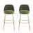 Upholstered Bar Stool Set of 2