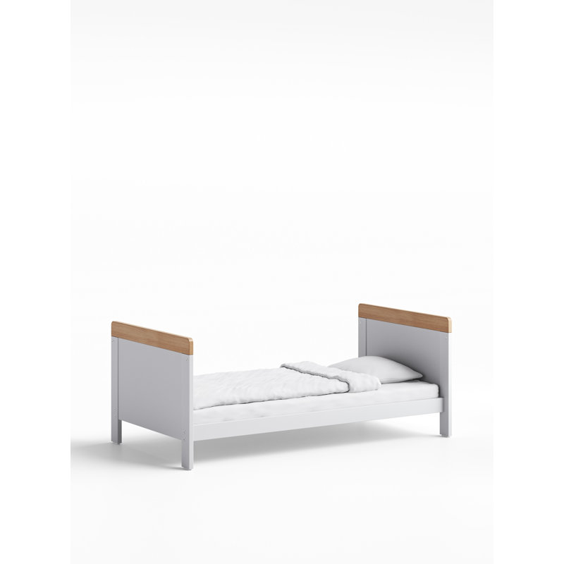 Classic Cot Bed White and Oak