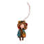 5.25'' Handmade Fabric Hanging Figurine Ornament