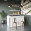 Bar d'angle avec tablettes Studio C 72W-70911633