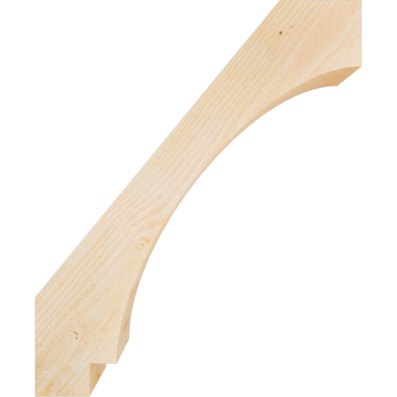 Attelle impériale du genou, Sapin de Douglas, Brute, H 34 po x l 6 po x P 28 po