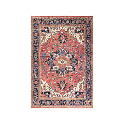 11'10" x 17'7" New Hand Knotted Red Wool Rectangle Oriental Rug - MOA1021054