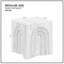 15.74" Square Side/Accent/Bedside Table - Small - White