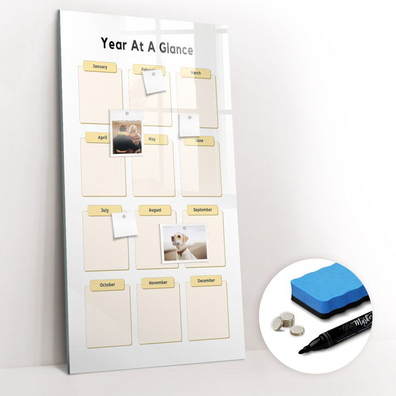 Magnetic Glass Dry Erase Board