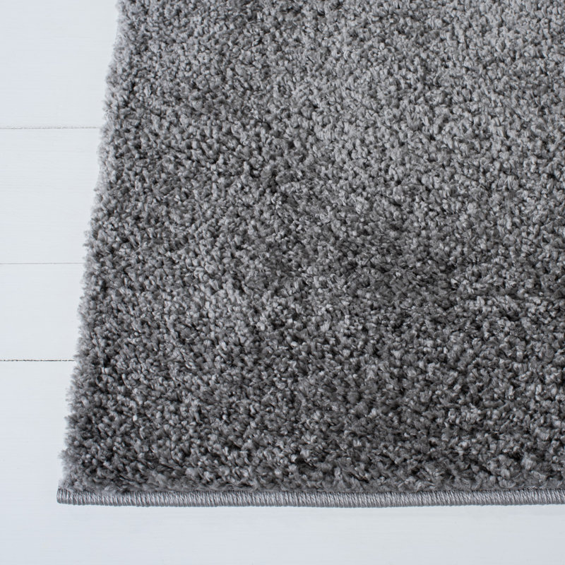 August Shag 500 Performance Solid Color Rug, Rectangle 5'3" x 7'7"