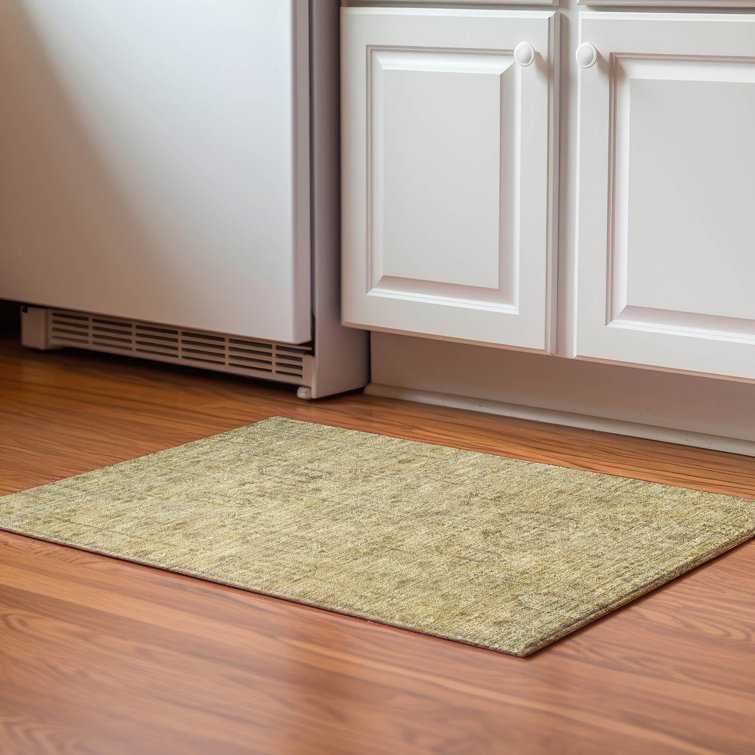 Premium Machine Washable Prisco Gold Rug