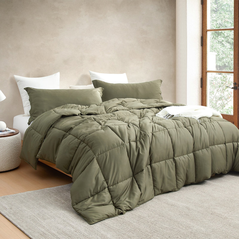 Snorze Cloud  Coma Inducer Comforter Set, Green, Twin Extra Long Comforter + 1 Standard Sham