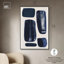 «Blue Shapes Canvas Midcentury Abstract» par Art Remedy-105673224-105673229