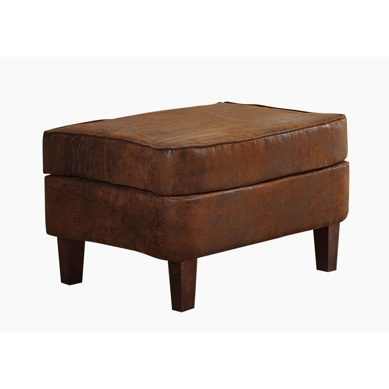 CHESTERFIELD Solid Wood Accent Stool