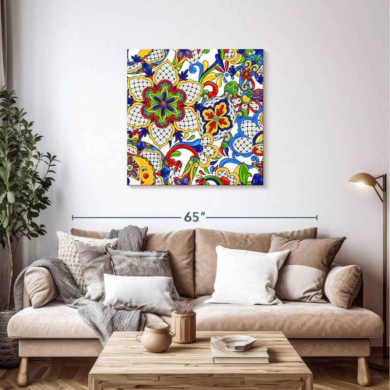 Kerner Bold Talavera Flowers