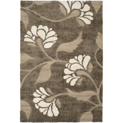 Chanhassen Shag Performance Floral Rug