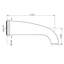 Edwardian™ Wall Mounted Tub Spout-55250987