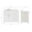 Ensemble de meuble-lavabo simple Macnair avec quartz Carrara blanc-1016676797-1070891029-1070891064