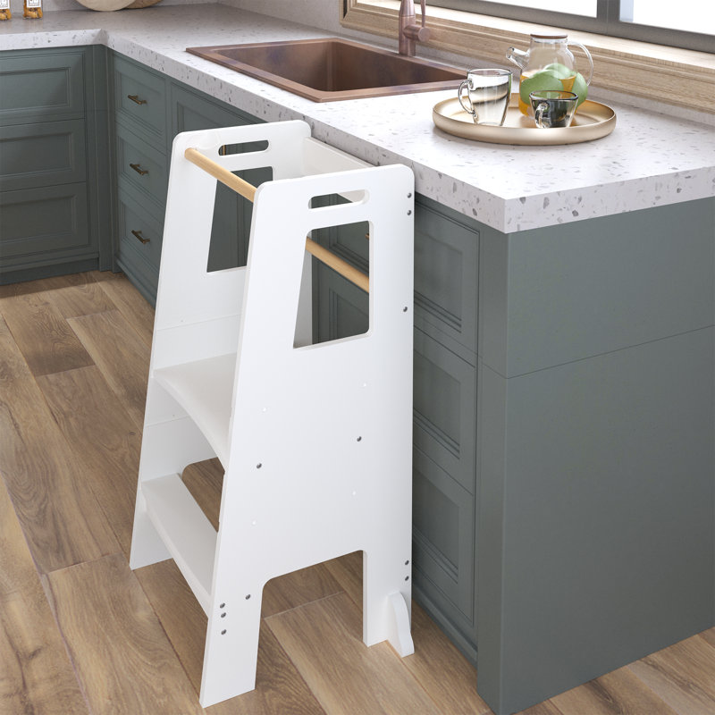 Wooden Kitchen Step Stool