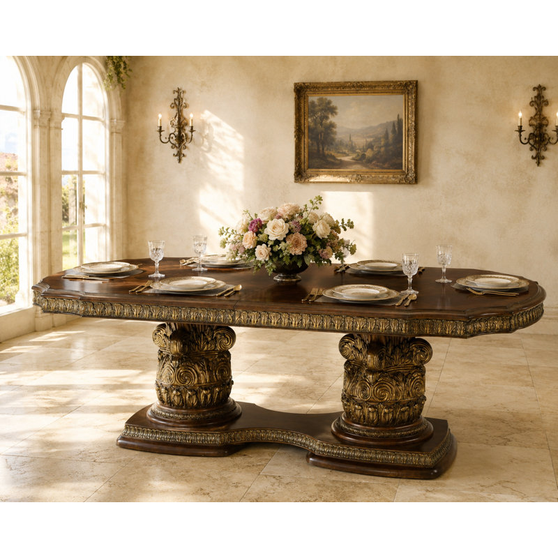Villa Valencia Solid Wood Dining Table