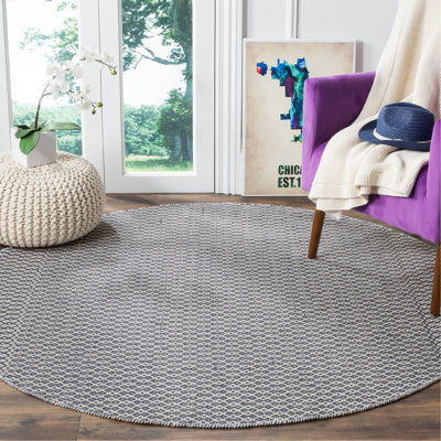 Bester Hand Woven Cotton Geometric Rug