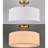 Drum Shade Semi Flush Mount 3-Light-717927968