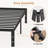 Lutherville 3 Piece Bedroom Set Metal Platform Bed And Nightstand Set-812097073-812097074
