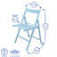 Harbour Housewares - Beech Wood Folding Chair-88345104