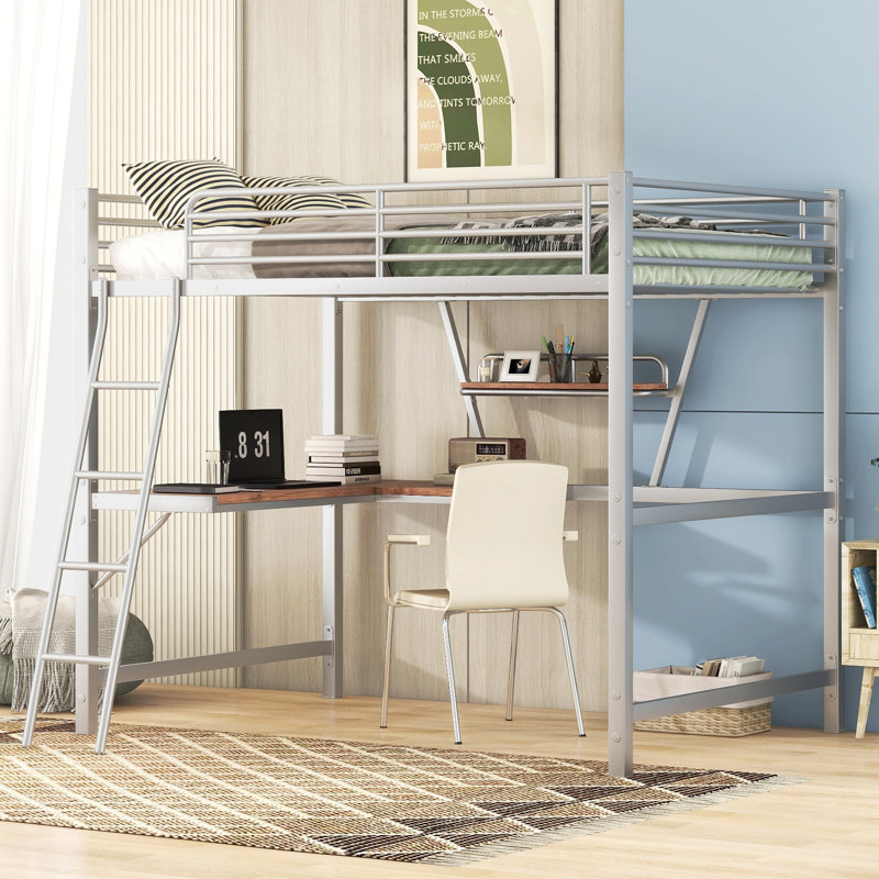 Lit mezzanine Tooborac, Argent, Double