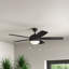 Ventilateur de plafond standard à 5 pales de 52 po avec chaînette et ensemble d'éclairage inclus Stembridge-1041643881-1033921719