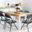 10 chaises pliantes rembourrées, gris-328885801