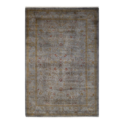 Fine Vibrance One-of-a-Kind 4' 3" X 6' 4" Hand Knotted Area Rug