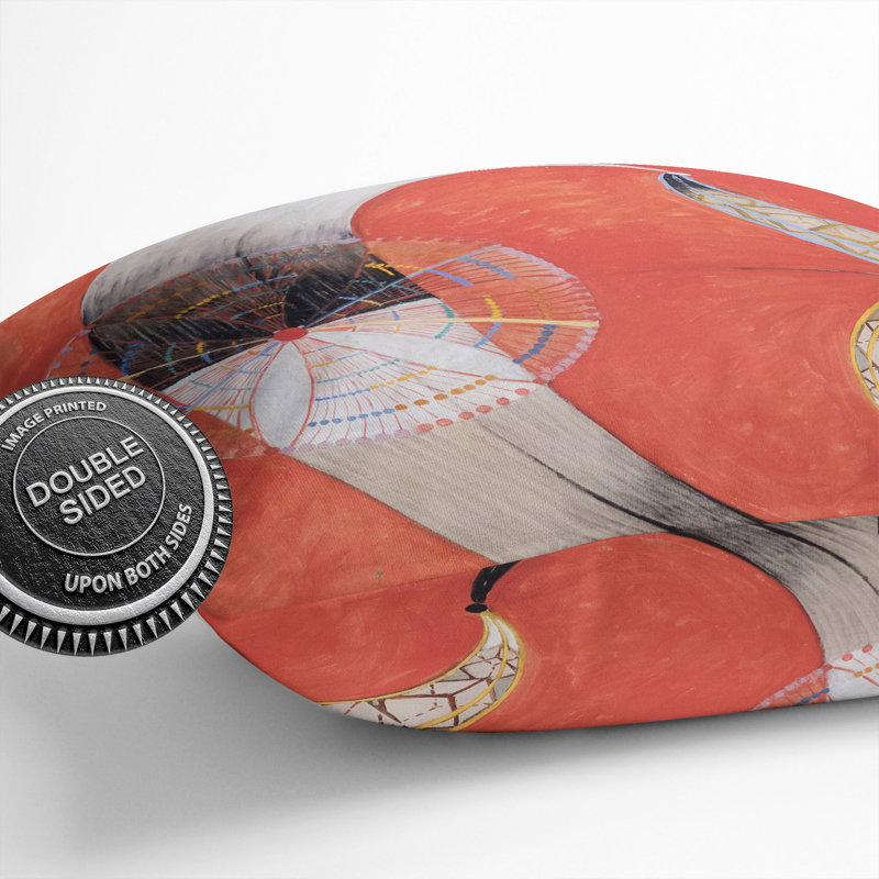 The Swan No.9 Scatter Cushion with Filling, 40cm H x 40cm W x 15cm D