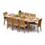 Lagos Outdoor - Piece Teak Dining Set-438852296