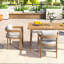Outdoor Dining Armchair with Cushions