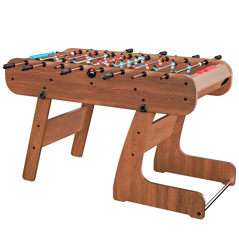 2-in-1 Multi Game Table, 53.5" Foosball Table, Air Hockey Table For Adult And Kids