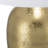 D15x26" Round Aluminum Sheet Gold Table Lamp with White Fabric Shade-161166366-194089107