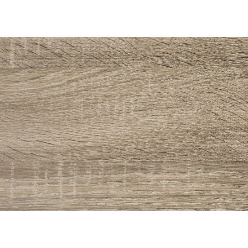 Table de chevet transitionnelle avec rangement - stratifié taupe foncé, table d'appoint pour les pieds carrés, compartiment intérieur