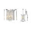 Luminaire suspendu lanterne en cristal 4 lumières Transitional