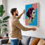 Portrait Pop Art - Wrapped Canvas-670058173-670058164