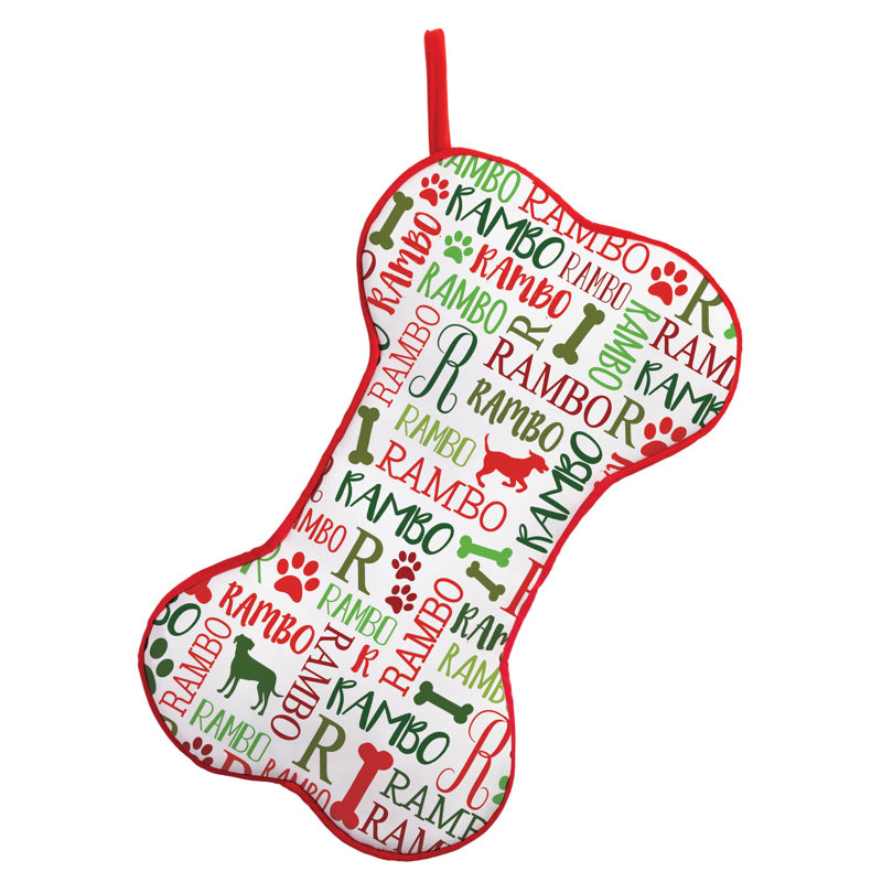Initial Personalized Bone Shape Stocking, Yes