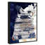 Pensées bleues profondes - Impression sur toile-51240090-51240096