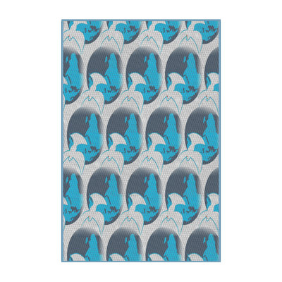 Tapis décoratif à pois Polett