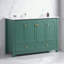 Ensemble de meuble-lavabo avec lavabo en céramique, 4 portes à fermeture douce et 2 tiroirs-1789129228