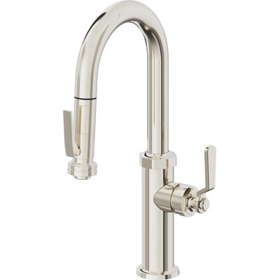 Pull-Down Prep/Bar Faucet With Squeeze Sprayer