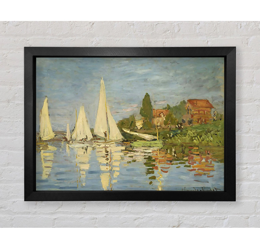 Monet-Regatten in Argenteuil - Druck