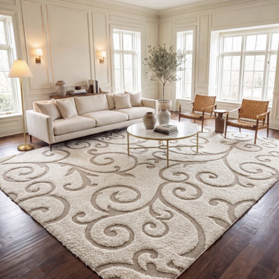 Tapis floral Auralee Performance