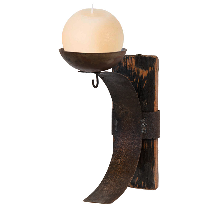 Porte-bougie Whiskey Barrel Stave