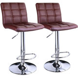 Ludly 32.5" Adjustable Spin Bar Stool